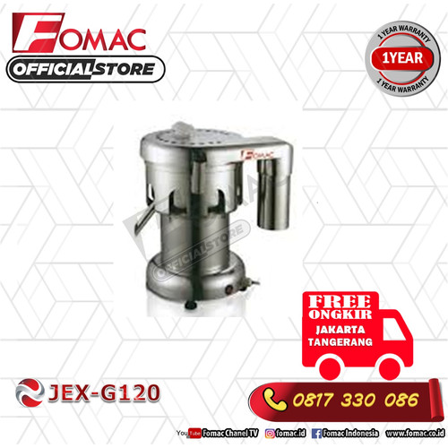 [EZO.5200387] Mesin Juice Extractor / JEX-G120 FOMAC