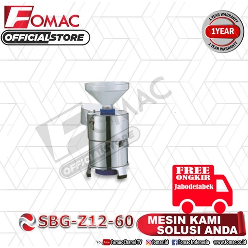 [EZO.5200398] PENGOLAH SARI KACANG KEDELAI / SBG-Z12-60