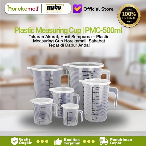 [EZO.5100013] MUTU PLASTIC MEASURING CUP 5000ML MUTU PMC-5000ml Gelas Takar Ukur Cairan Plastik 0.5 1 2 3.5 5 liter / Plastic Measuring Cup (PMC) MUTU PMC-500ml MUTU PMC-1000ml MUTU PMC-2000ml MUTU PMC-3500ml MUTU PMC-5000ml