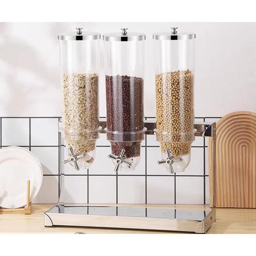 [EZO.5100017] Tempat Sereal / Dispenser / Wadah Cereal 3,5 liter MUTU 2 tabung CD-352 3 tabung CD-353