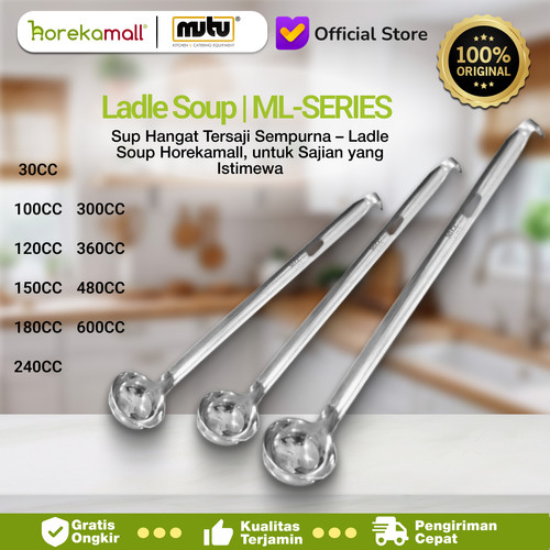 [EZO.5100021] sendok sayur irus stainless / Centong Stainless / laddle