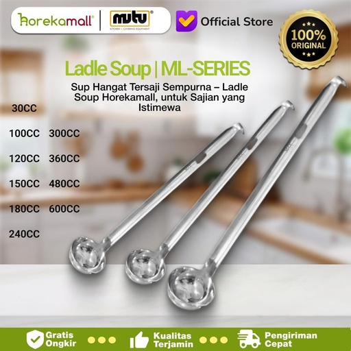 [EZO.5100021] sendok sayur irus stainless / Centong Stainless / laddle