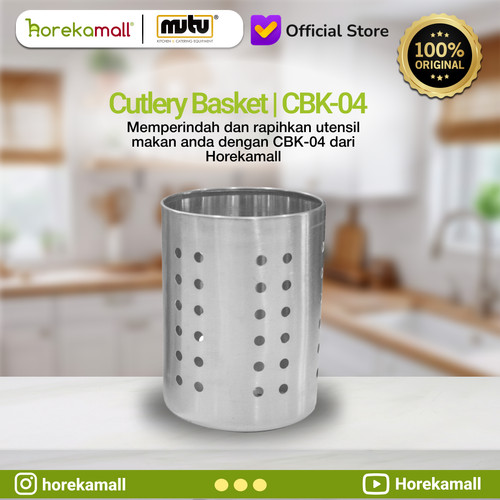 [EZO.5100071] Tempat sendok & garpu /tempat straw /peniris sendok CBK-04