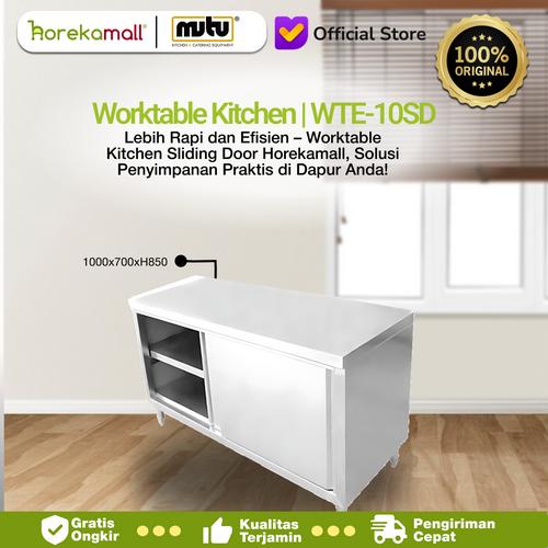 [EZO.5100095] worktable stainless| meja kerja| meja masak WTE-10SD