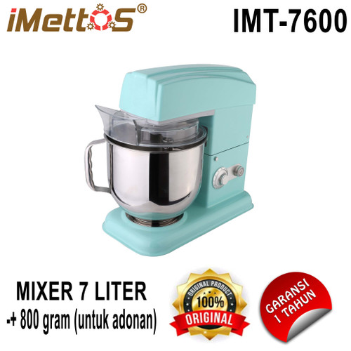 [EZO.5100116] mixer roti | pengaduk adonan IMETTOS -7600 (GREEN-TOSKA)