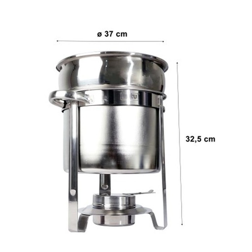 [EZO.5100125] Chafing Dish untuk Soup/pemanas soup/tempat soup Mutu SCD-700SW