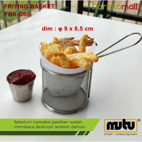 [EZO.5100131] Cook Master French Fries Nugget Sosis Fry Basket FBK-D90 Mutu