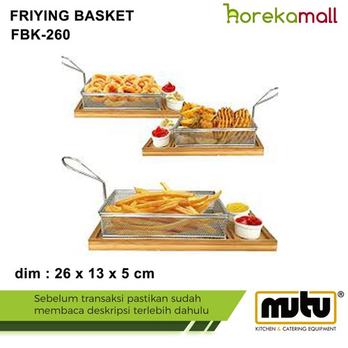 [EZO.5100133] Cook Master French Fries Nugget Sosis Fry Basket FBK-302 Mutu