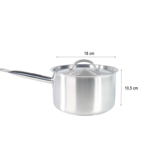 [EZO.5100157] sauce pan stainless steel SCP-180H