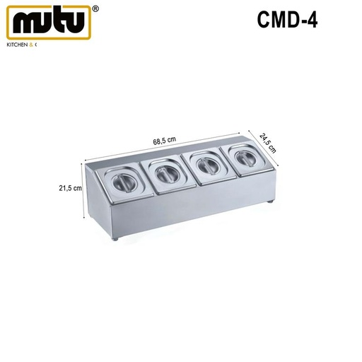 [EZO.5100167] tempat bumbu/tempat topping CMD-4