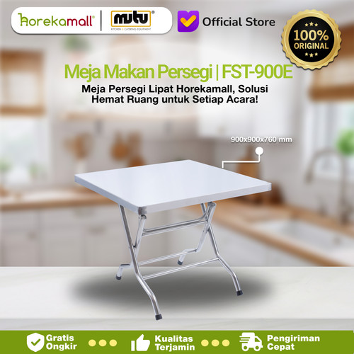 [EZO.5100183] meja stainless | meja lipat | meja belajar Mutu FST-900E