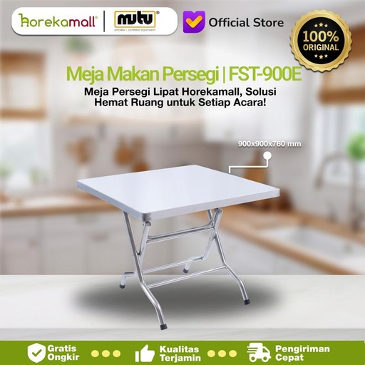 [EZO.5100183] meja stainless | meja lipat | meja belajar Mutu FST-900E