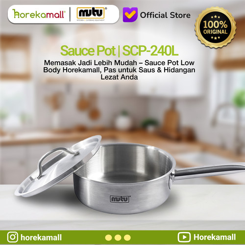 [EZO.5100194] panci masak 3,5 liter stainless steel mutu SCP-240L