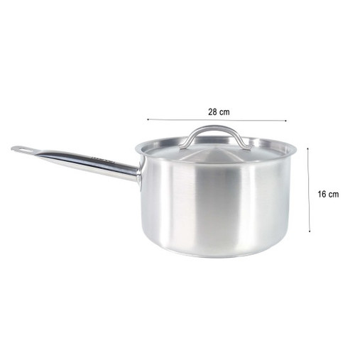 [EZO.5100196] panci masak stainless steel Mutu SCP-280H