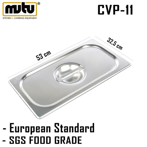 [EZO.5100206] tutup Pan 1/1   Mutu CVP-11