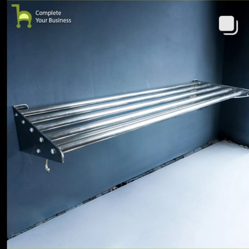 [EZO.5100244] rak gantung/rak dinding 1,5 meter steinless steel Mutu WMR-15