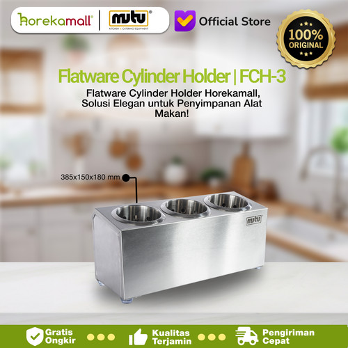 [EZO.5100247] tempat sendok dan garpu /sumpit stainless Mutu FCH-3