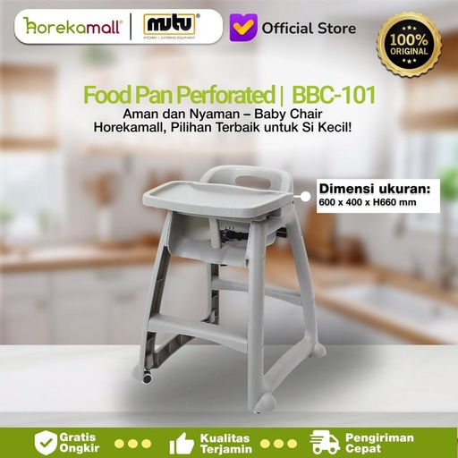 [EZO.5100250] Mutu Baby Chair Kursi Makan Bayi Mutu BBC-101 Baby High Chair