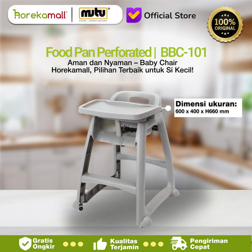 [EZO.5100250] Mutu Baby Chair Kursi Makan Bayi Mutu BBC-101 Baby High Chair