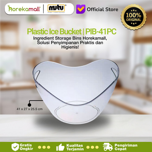 [EZO.5100251] MUTU Wadah Tempat Ember Es Batu / Plastic Ice Bucket MUTU PIB-27PC PIB-35PC PIB-41PC