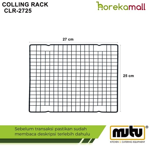 [EZO.5100277] Rak Kue/ Cooling Rack Cafe/ Pendingin Kue Props 25 x 27 CLR-2527