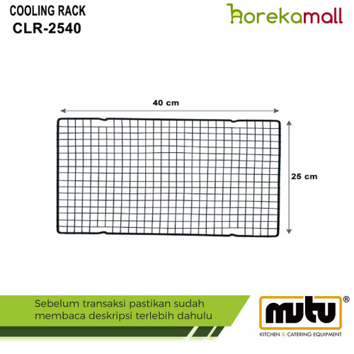 [EZO.5100279] Rak Kue/ Cooling Rack Cafe/ Pendingin Kue Props 25 x 41 cm CLR-2540