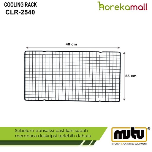 [EZO.5100279] Rak Kue/ Cooling Rack Cafe/ Pendingin Kue Props 25 x 41 cm CLR-2540