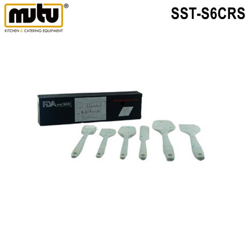 [EZO.5100280] Spatula Silicone Tools Set Ceres (6pcs) SST-S6CRS