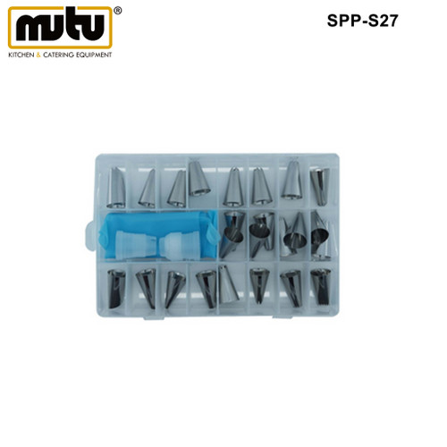 [EZO.5100282] Spuit Piping Set 27 pcs/Spuit Set Cake Decorator 27 pcs SPP-S27