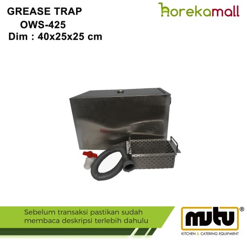 [EZO.5100291] grease trap | penampung minyak stainless OWS-425