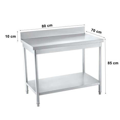 [EZO.5100296] meja dapur/worktable stainless RWT-8EC