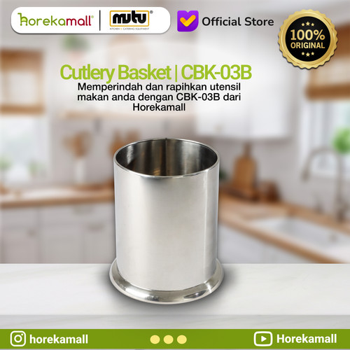 [EZO.5100309] tempat sendok dan garpu stainless Mutu CBK-03