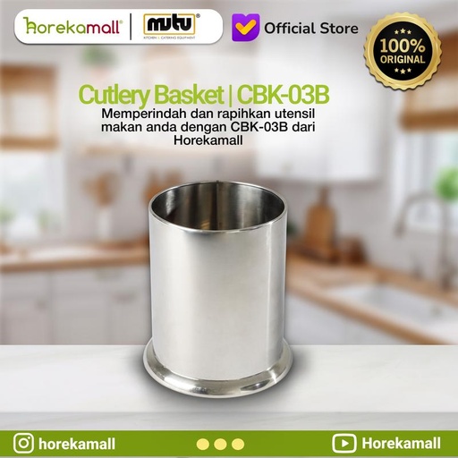 [EZO.5100309] tempat sendok dan garpu stainless Mutu CBK-03