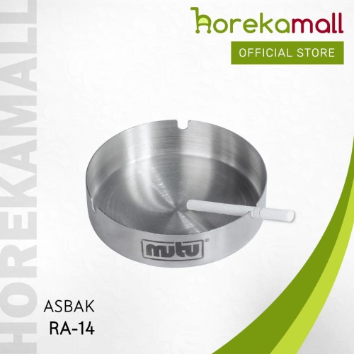 [EZO.5100320] Asbak bulat stainless steel RA-14