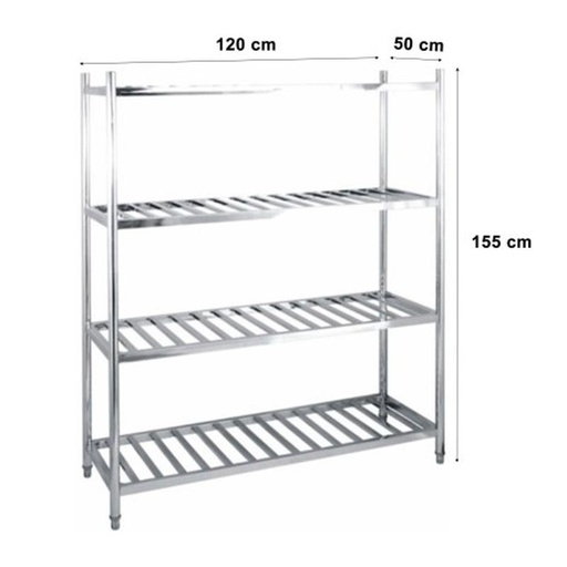 [EZO.5100330] Rak stainless | rak barang | rak susun Mutu SRK-12L