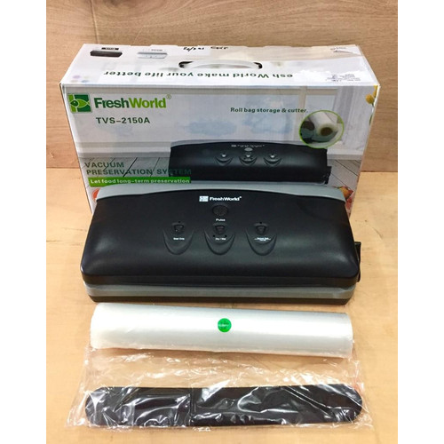 [EZO.5000050] Vacuum Sealer/ Mesin Pengemas Vakum FRESH WORLD TVS-2150 (Basah bisa)