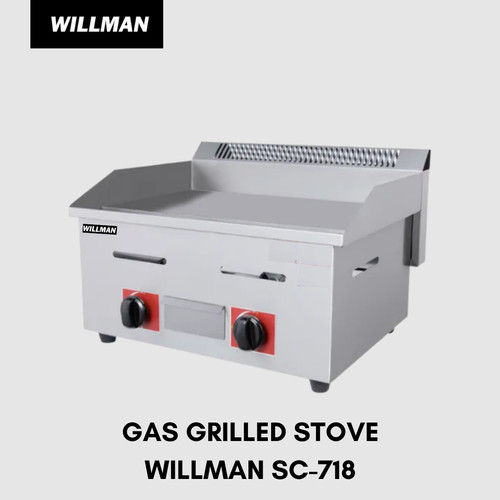 [EZO.5000095] Gas Griddle Full Flat Grilled Stove Mesin Pemanggang Teppanyaki SC-718