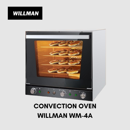 [EZO.5000235] Oven Listrik Roti Electric Convection Baking Bakery 4 Tray WILLMAN
