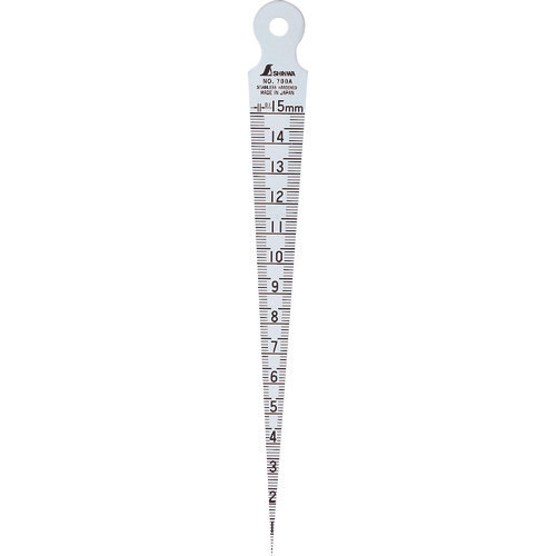 [EZM.1040218] Alat Ukur Celah Shinwa 700A Taper Gauge Stainless Steel 1 ~ 15 mm 62600