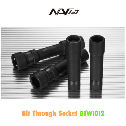 [EZM.1040220] Kunci Soket NAC Nagahori BTW1012 Bit Through Socket Double Type 10mm x 12mm Panjang 70mm