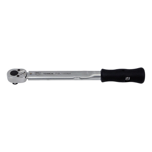 [EZM.1040270] Kunci Torsi Tohnichi PQL100N4 SQ 1/2" Ratchet Head Type Pre-Lock Torque Wrench 20 - 100Nm with Hex Key Adjuster