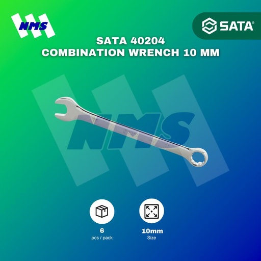 [EZM.1040817] Kunci Ring Pas SATA 40205 Combination Wrench 10 mm
