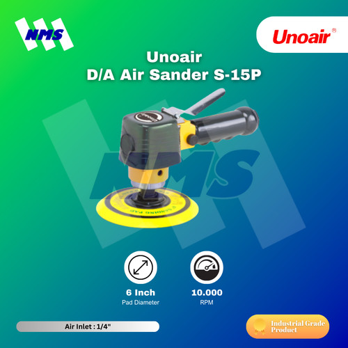 [EZM.1040977] Unoair D/A Air Sander S-15P 6" 10000 RPM