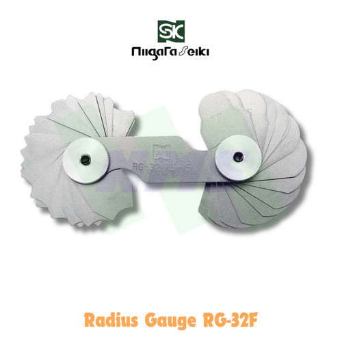 [EZM.1042891] Alat Ukur Redius Niigata Seiki Radius Gauge RG-32F 7.5mm ~ 15mm (0.5mm step)