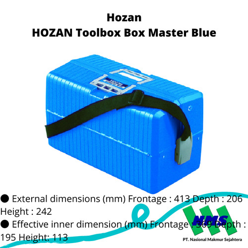 [EZM.1043047] HOZAN Toolbox Box Master Blue-2