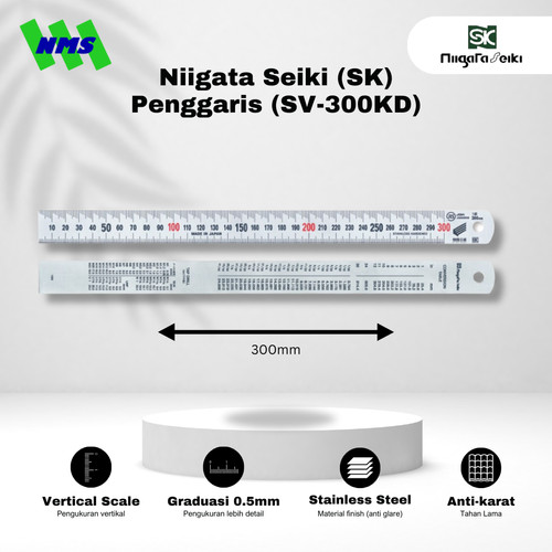 [EZM.1044230] Niigata Seiki (SK) Penggaris (SV-300KD)