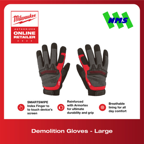 [EZM.1044245] Sarung Tangan Milwaukee 48-22-8732 Demolition Heavy Duty Gloves L