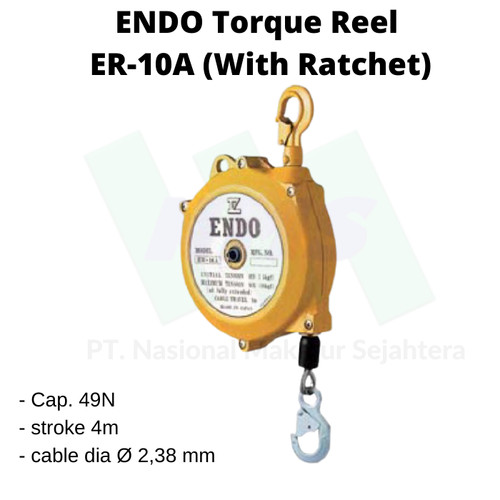 [EZM.1044285] Torque Reel Cap. 49N stroke 3m ENDO ER-10A (With Rachet)