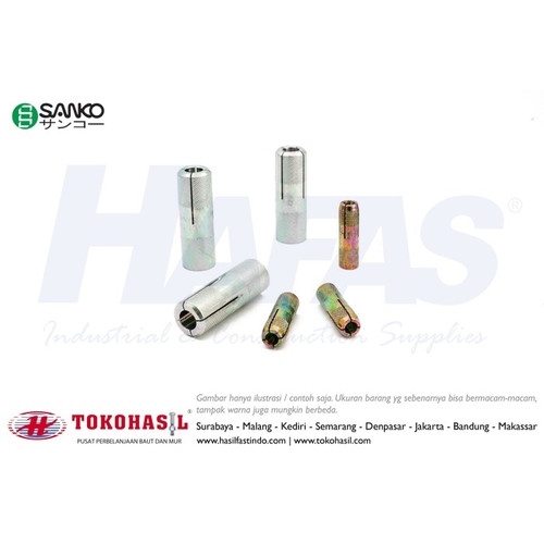 [EZR.2300018] Drop In Anchor / Dyna Set 3/8" (stainless steel A2)