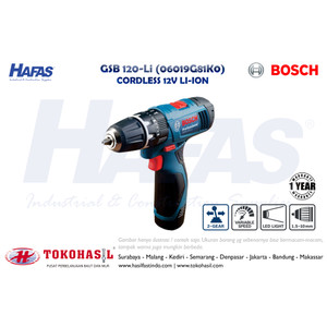 [EZR.2301126] BOSCH - Cordless 12V LI-ION GSB 120-Li, Gen 3 (06019G81K0)